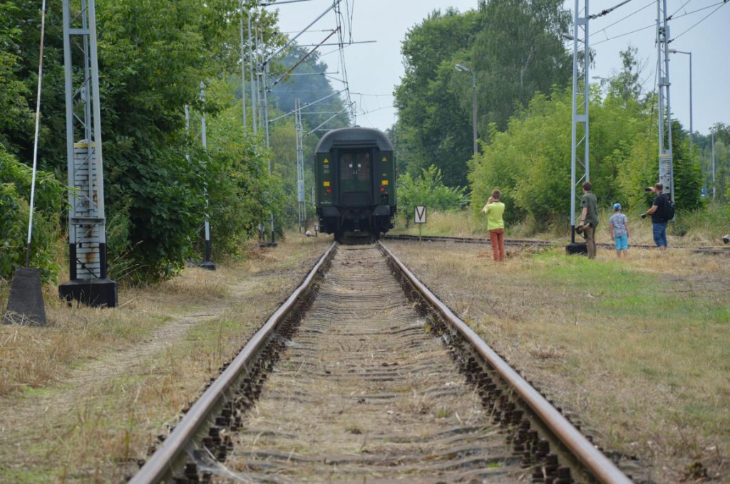 Zabytkowy pociąg z parowozem