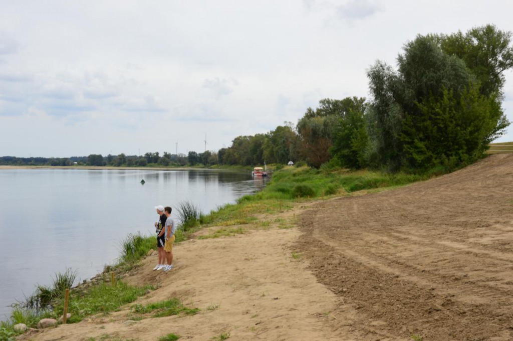 Miejska plaża w Ciechocinku - tydzień po Festiwalu Wisły