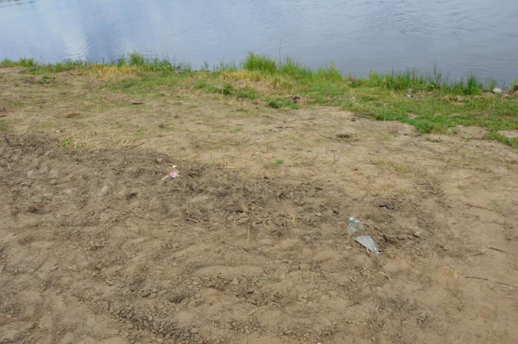 Miejska plaża w Ciechocinku - tydzień po Festiwalu Wisły