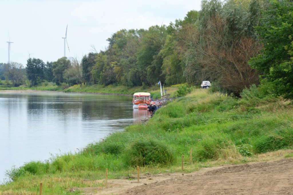 Miejska plaża w Ciechocinku - tydzień po Festiwalu Wisły