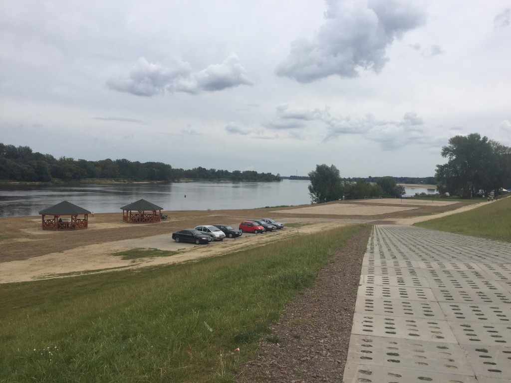 Miejska plaża w Ciechocinku - tydzień po Festiwalu Wisły