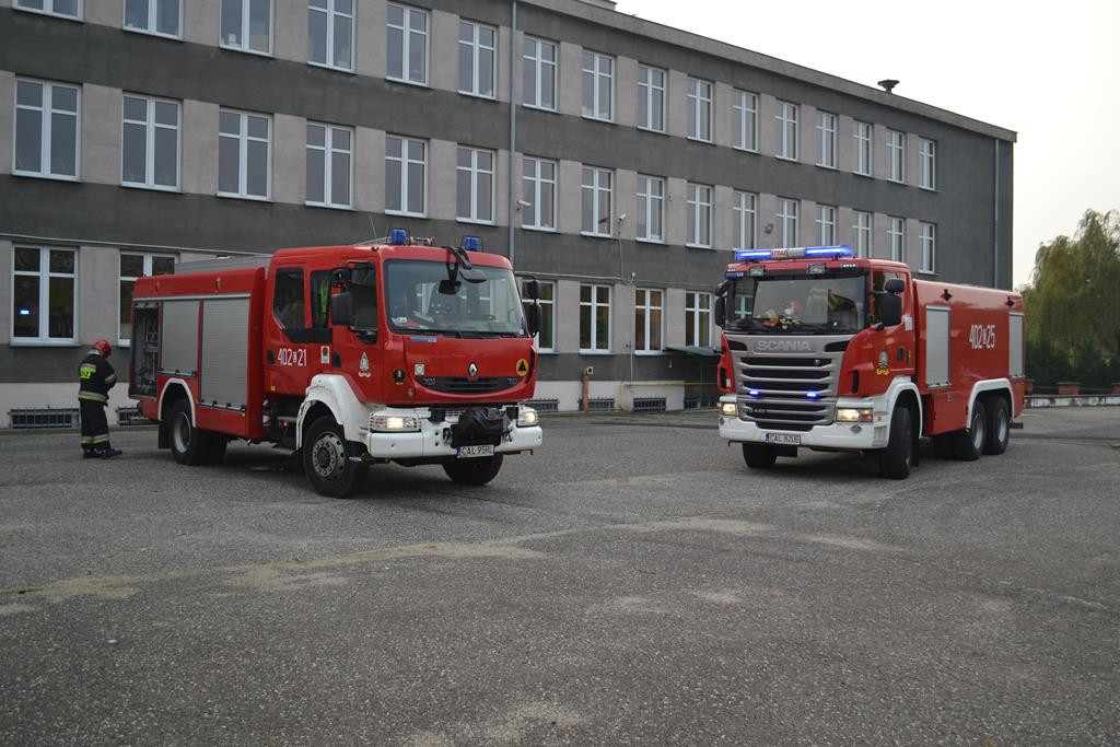 Katastrofa budowlana w SP 3 w Ciechocinku - ćwiczenia