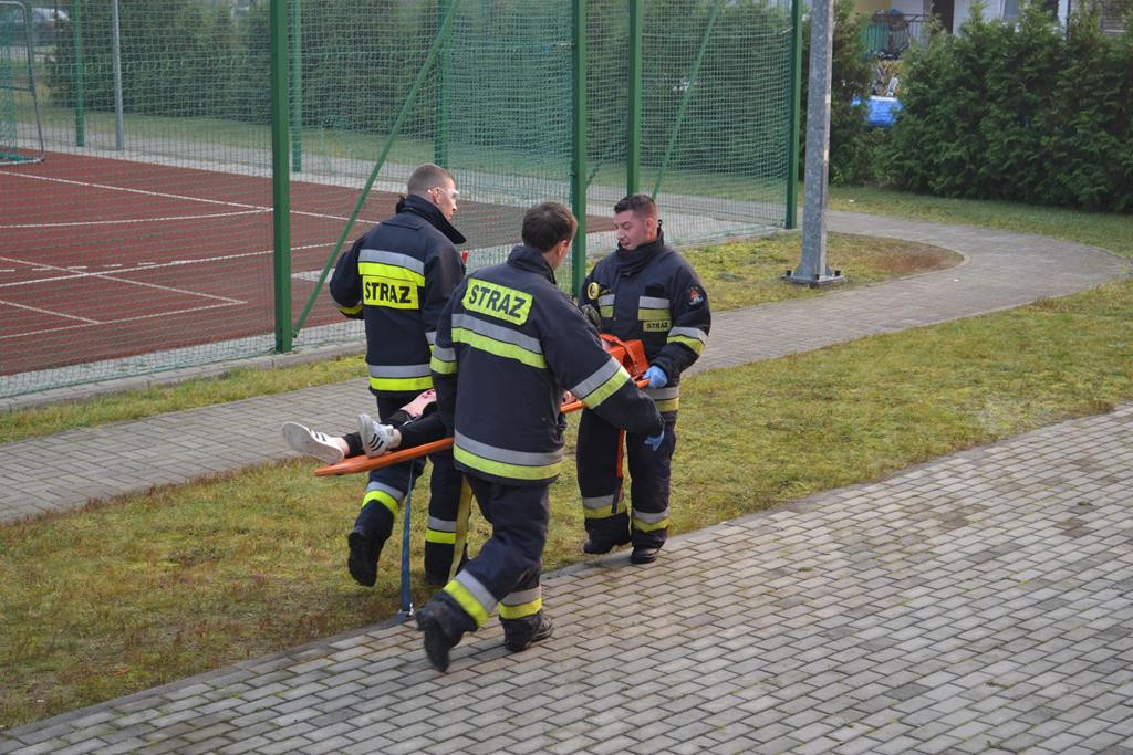 Katastrofa budowlana w SP 3 w Ciechocinku - ćwiczenia