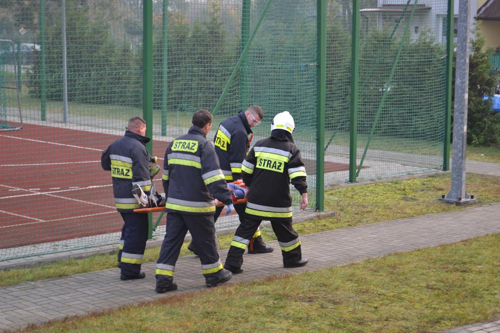 Katastrofa budowlana w SP 3 w Ciechocinku - ćwiczenia