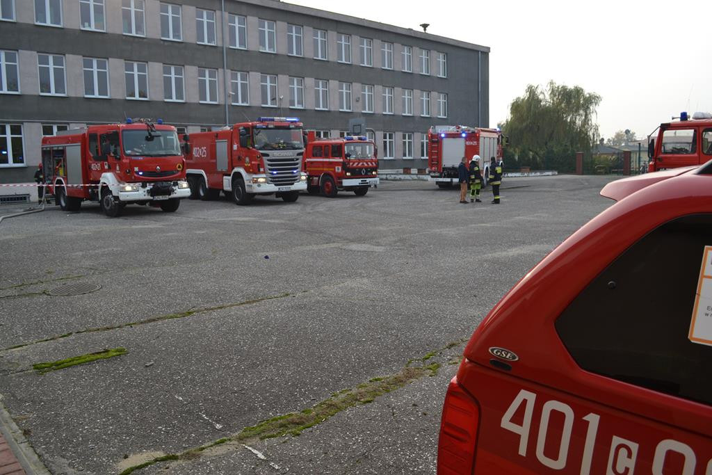 Katastrofa budowlana w SP 3 w Ciechocinku - ćwiczenia