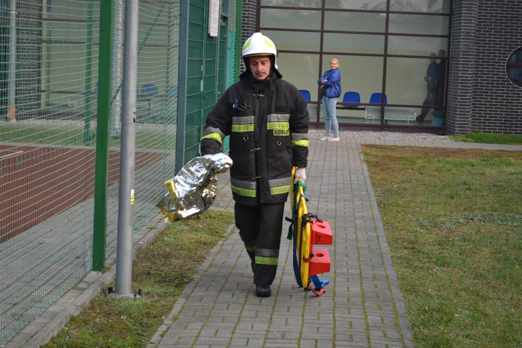 Katastrofa budowlana w SP 3 w Ciechocinku - ćwiczenia