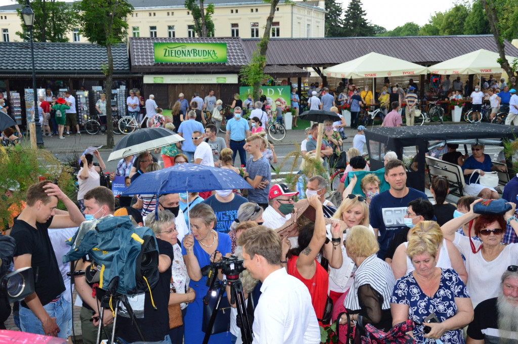 Kampania Rafała Trzaskowskiego w Ciechocinku