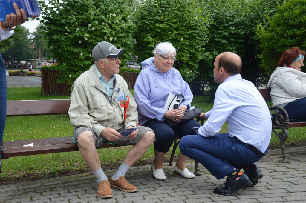 Kampania Rafała Trzaskowskiego w Ciechocinku