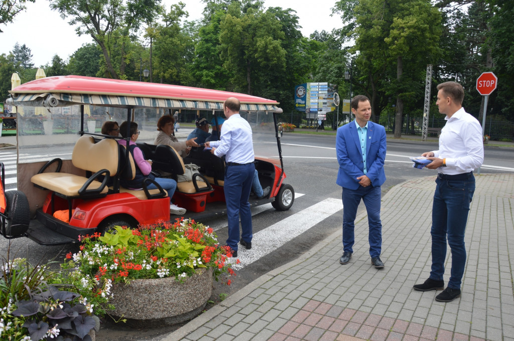 Kampania Rafała Trzaskowskiego w Ciechocinku