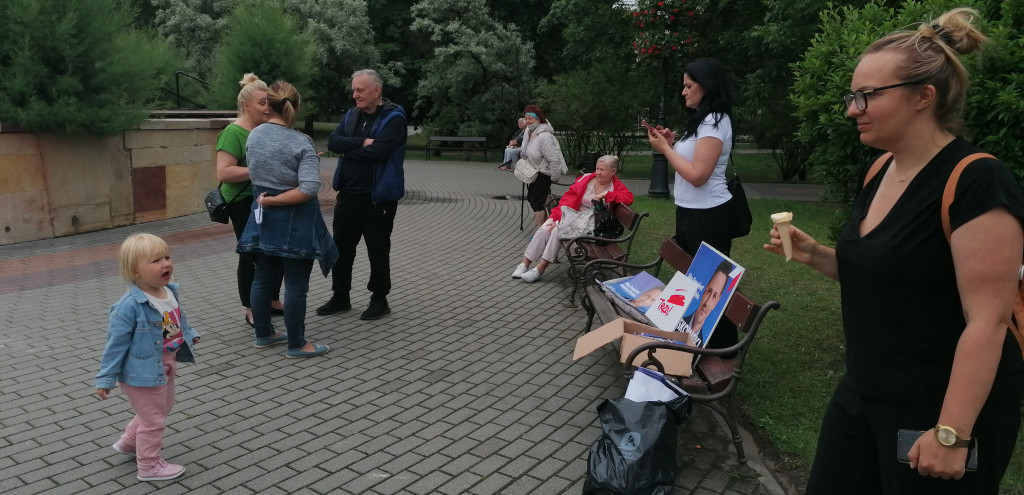 Kampania Rafała Trzaskowskiego w Ciechocinku