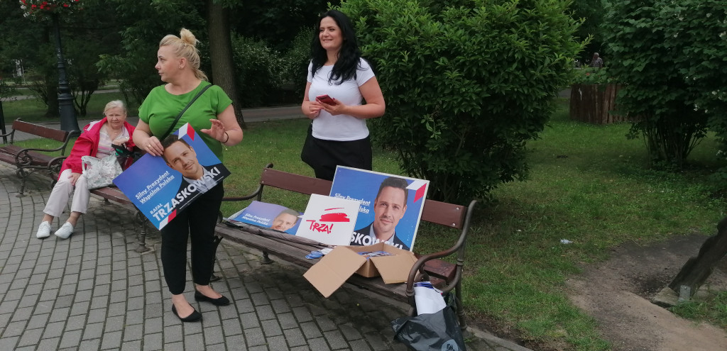 Kampania Rafała Trzaskowskiego w Ciechocinku