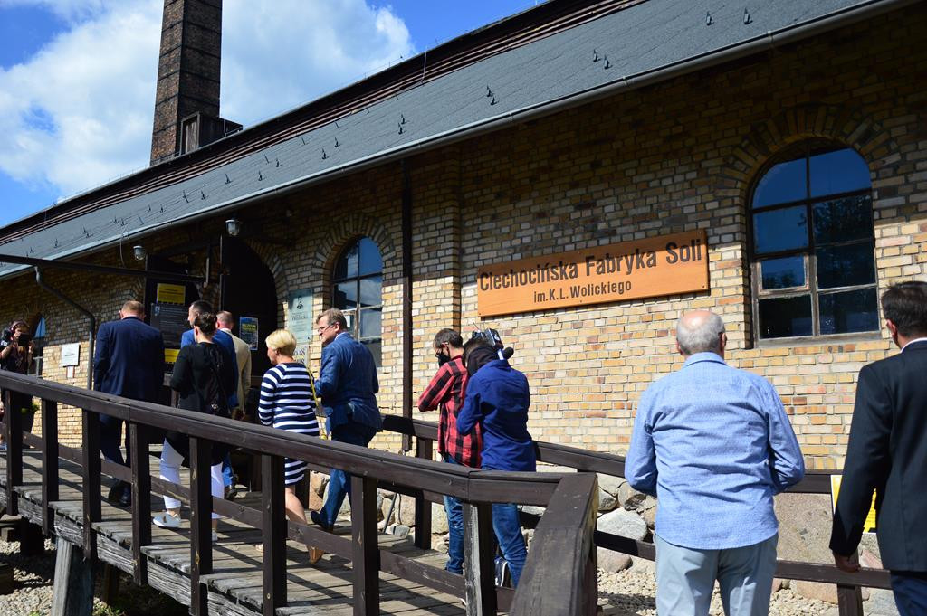 Uroczystość otwarcia nowego muzeum w Ciechocinku