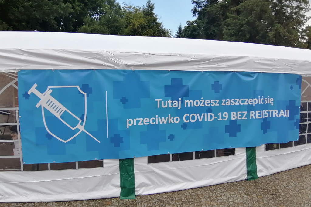 Pierwsza próba promocji szczepień w Ciechocinku