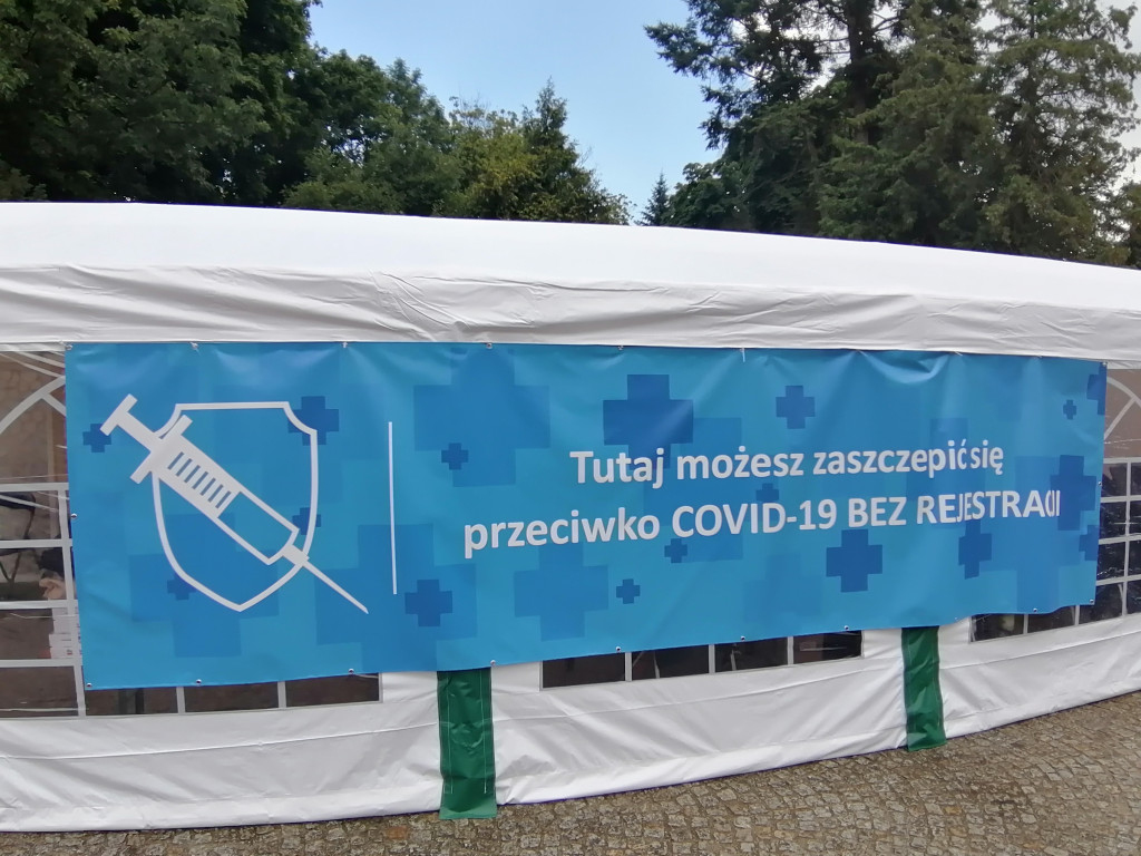 Pierwsza próba promocji szczepień w Ciechocinku