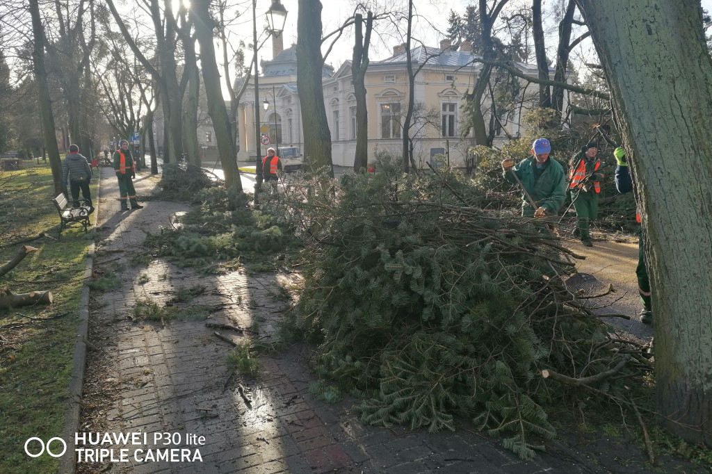 Ciechocinek po przejściu trąby powietrznej