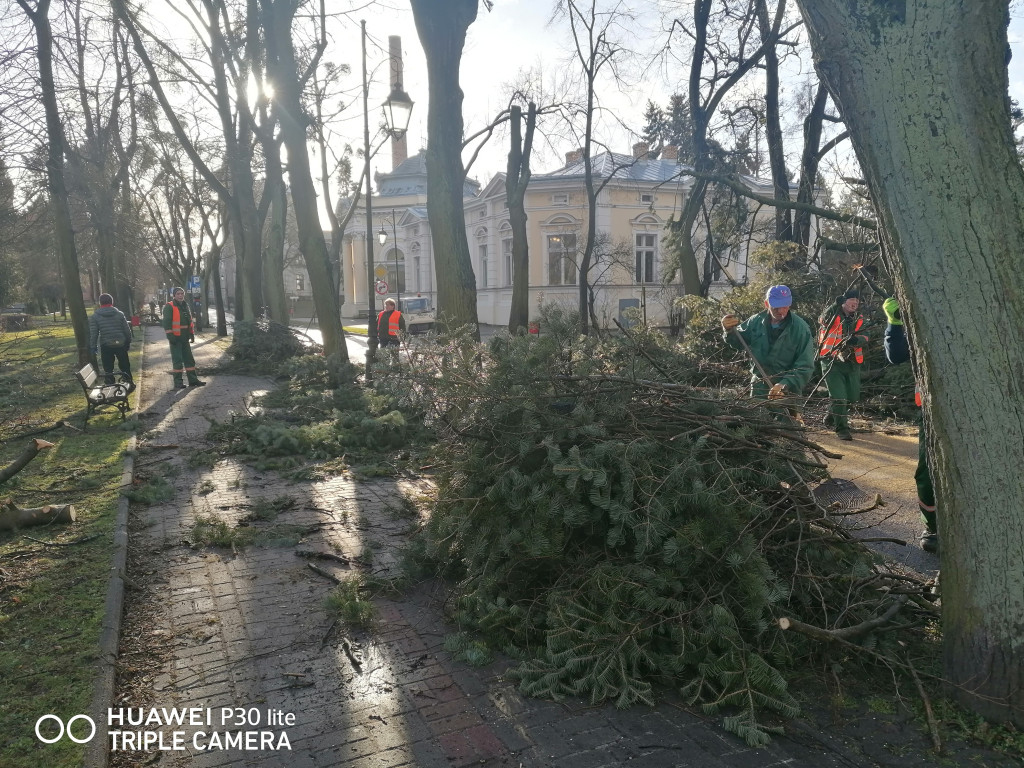 Ciechocinek po przejściu trąby powietrznej