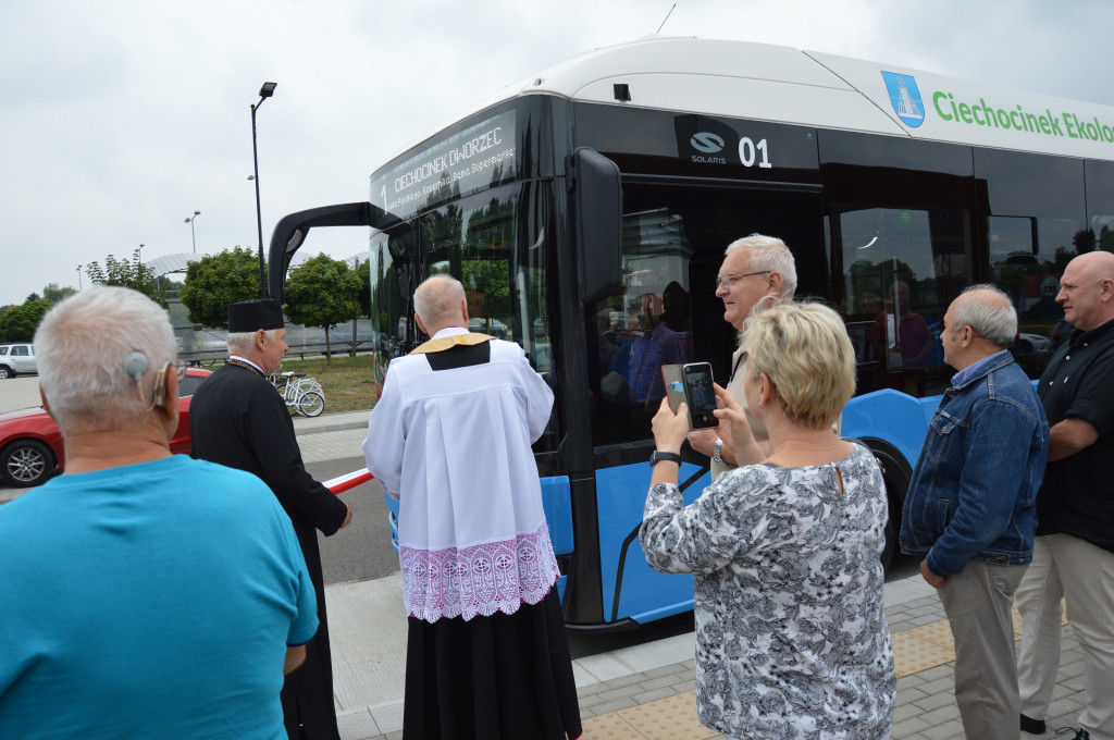 Uroczyste otwarcie dworca autobusowego w Ciechocinku