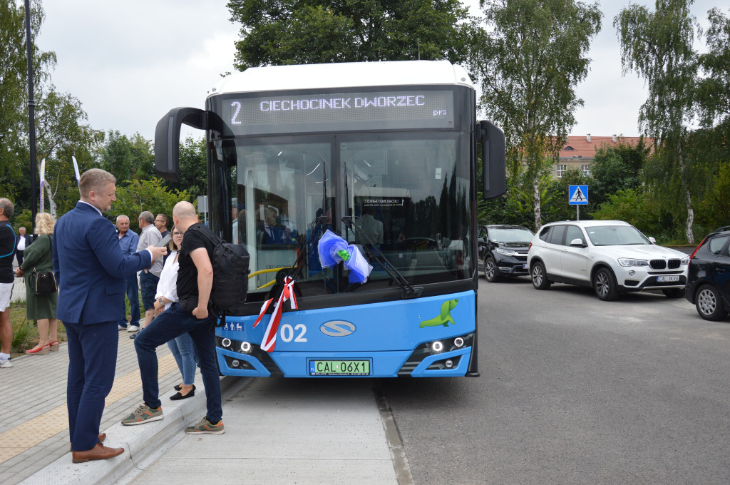 Uroczyste otwarcie dworca autobusowego w Ciechocinku