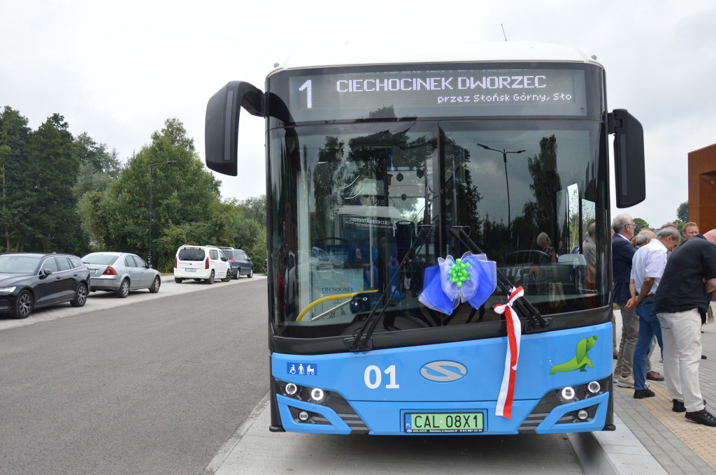 Uroczyste otwarcie dworca autobusowego w Ciechocinku