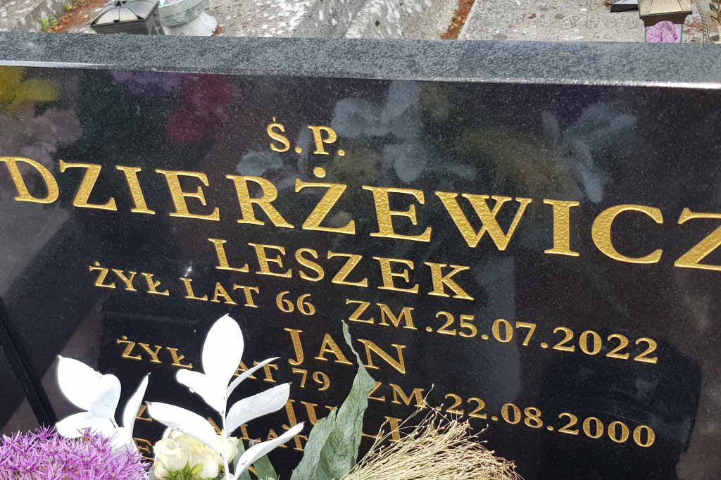 3. rocznica śmierci Leszka Dzierzewicza