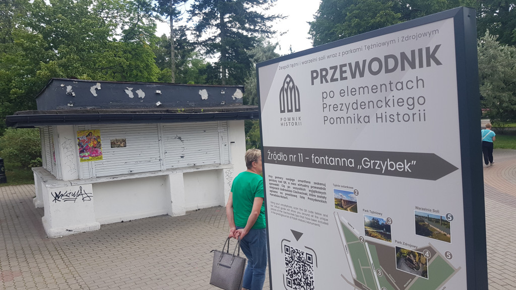 Budynek po kiosku RUCH przy Grzybku