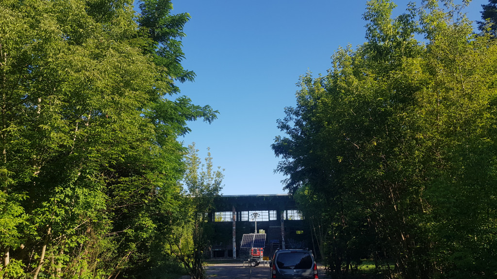 Odbudowa basenu cz. 1 Zabezpieczenie terenu