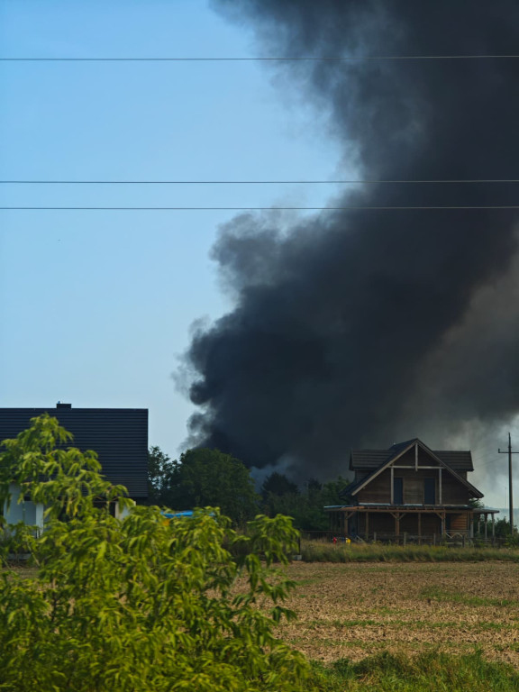 Pożar w Siarzewie pod Ciechocinkiem