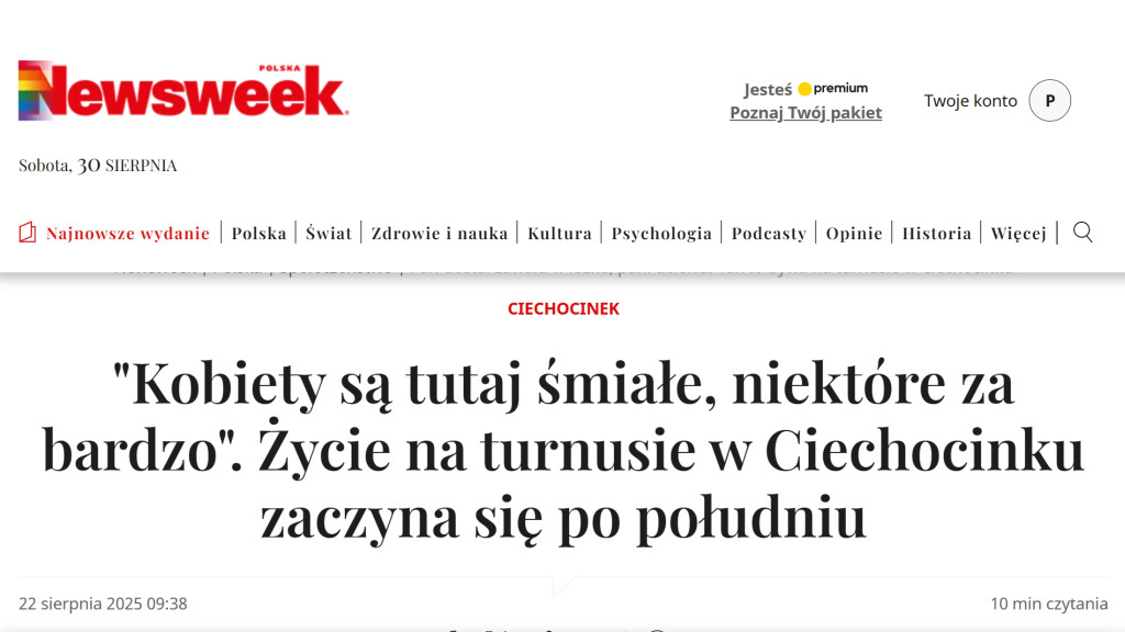 Historia książki o turnusie w uzdrowisku