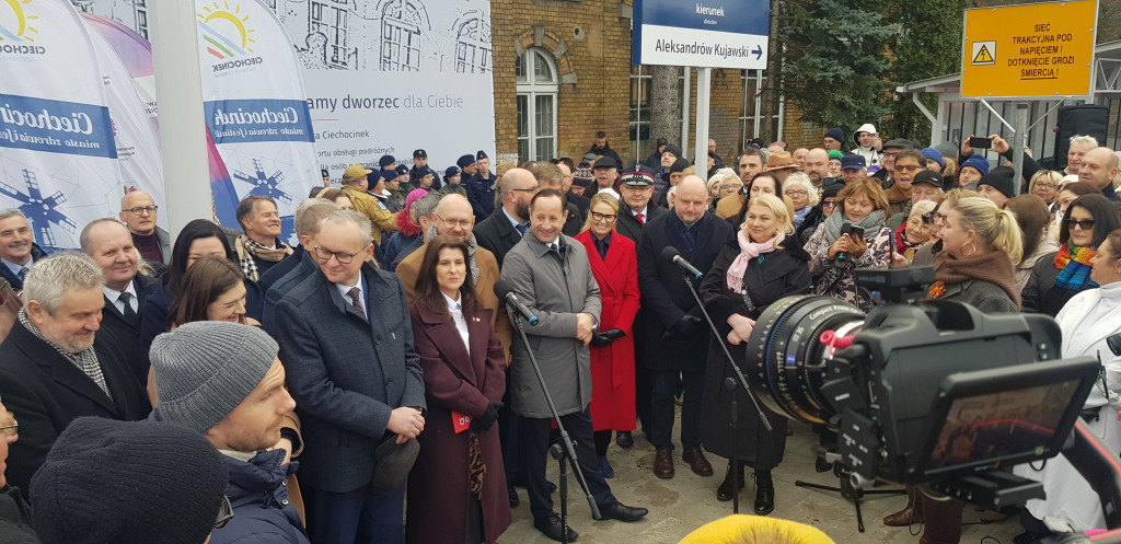 Powrót pociągów do Ciechocinka