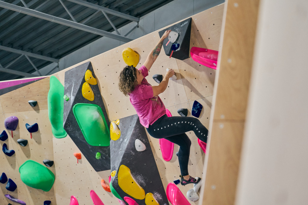 Wspinaczka na poziomie rzut beretem od Ciechocinka