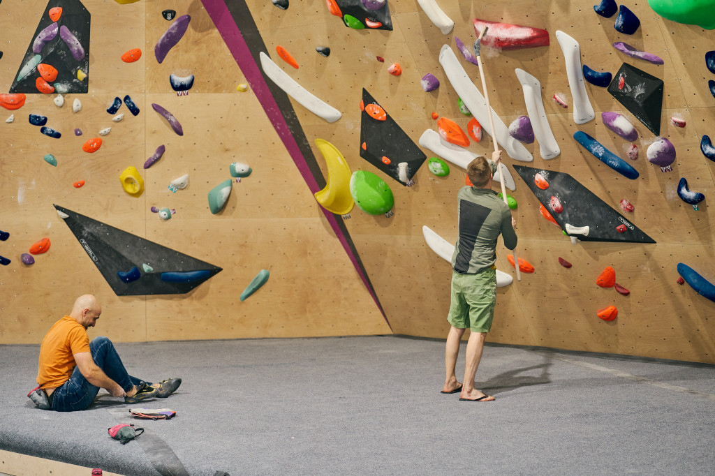 Wspinaczka na poziomie rzut beretem od Ciechocinka