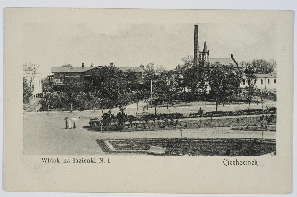 Ciechocinek na starej fotografii