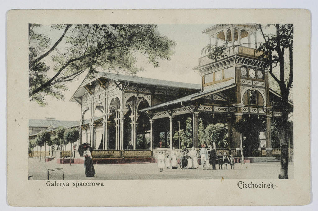 Ciechocinek na starej fotografii