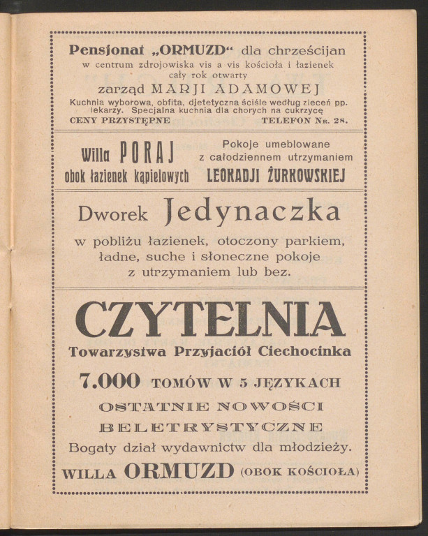 Ciechocinek na starej fotografii