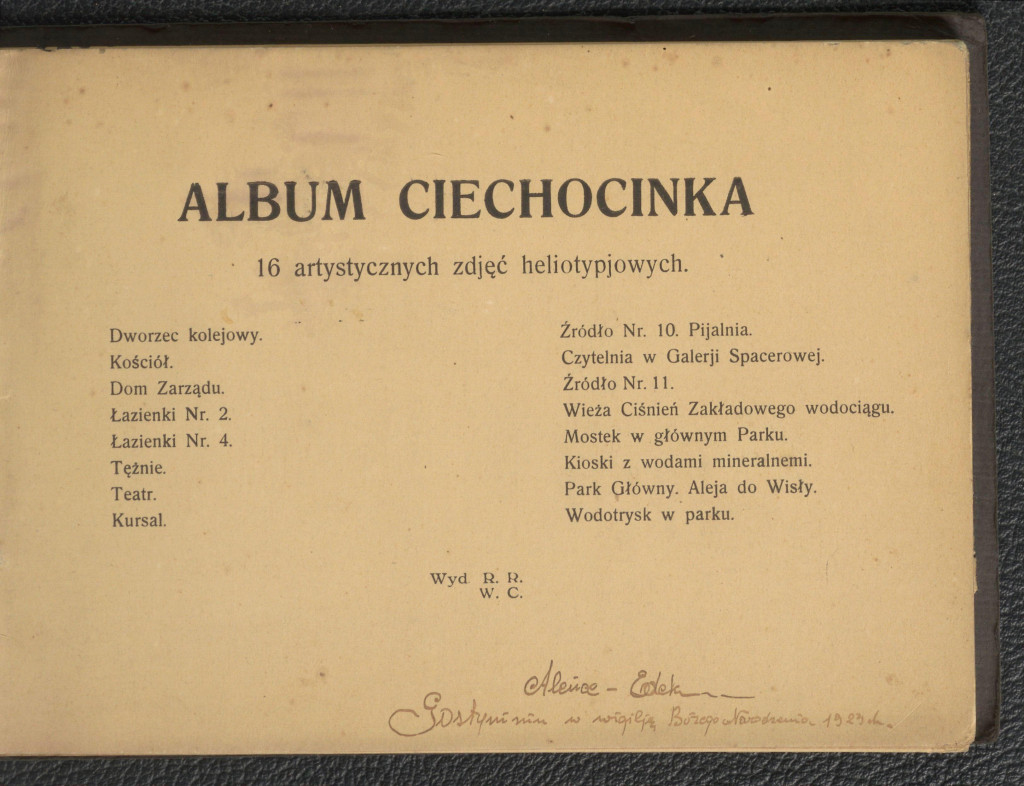 Ciechocinek na starej fotografii