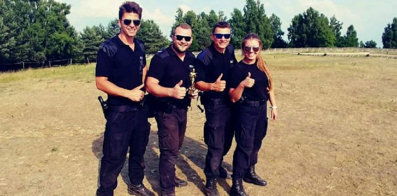 Aleksandrowscy policjanci zajęli III miejsce na manewrach ratowniczych. Fot. KPP w Aleksandrowie Kujawskim