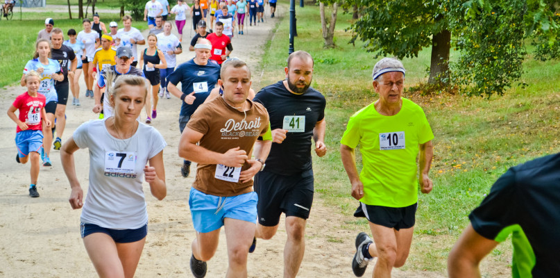 Piąty bieg z cyklu Grand Prix Tężnie Run. Fot OSiR Ciechocinek