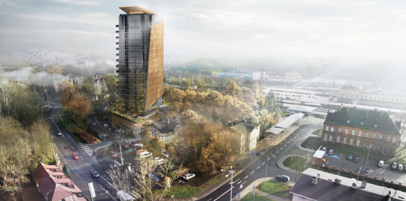 W Toruń Tower mają się znaleźć funkcje handlowe, usługowe, biurowe i hotelarskie, źródło: Dompol