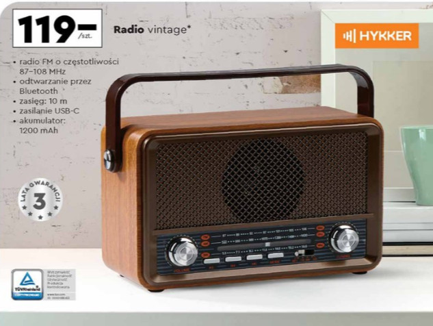  promocja biedronka radio vintage 