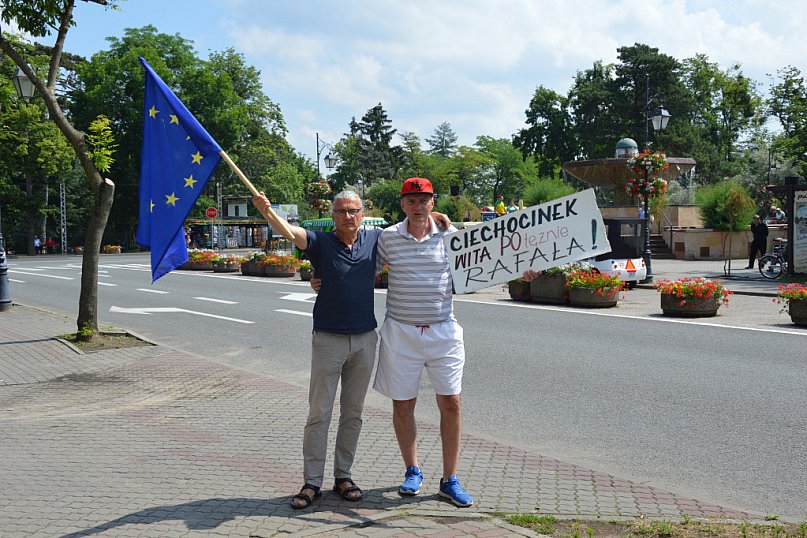 Kampania Rafała Trzaskowskiego w Ciechocinku