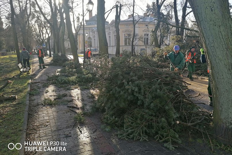 Ciechocinek po przejściu trąby powietrznej