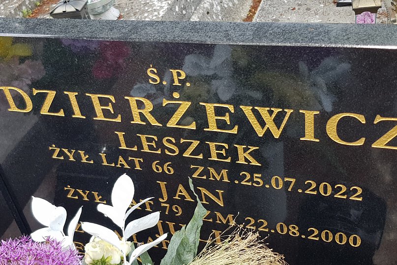 3. rocznica śmierci Leszka Dzierzewicza