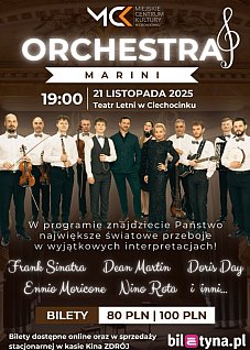 Orchestra Marini zagra w Ciechocinku 21. listopada!