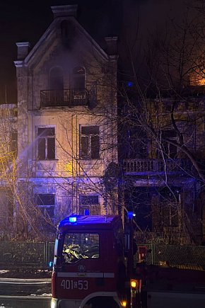 Ogromny pożar dawnego hotelu „Orbis\" w Ciechocinku-272