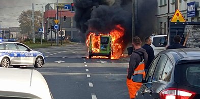 Pożar samochodu. Radni na pokładzie ?-13777