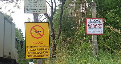 Droga przez poligon, z Aleksandrowa do Torunia przez Służewo zamknięta!-13617