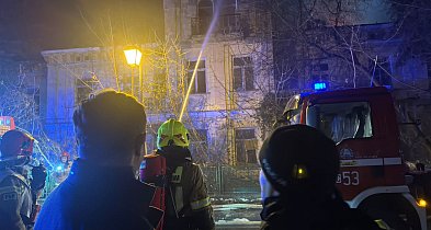 Fotorelacja/wideo: Pożar dawnego hotelu Orbis w Ciechocinku [aktualizacja]-14037