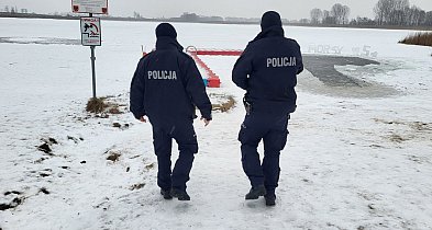 Ciechocinek. IMGW ostrzega a policja apeluje by nie wchodzić na lód