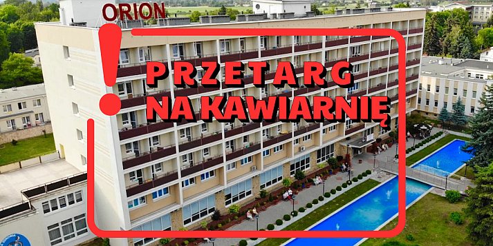 Bajecznie niska stawka za przestrzeń na kawiarnię w Sanatorium ORION!