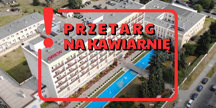 Bajecznie niska stawka za przestrzeń na kawiarnię w Sanatorium ORION!